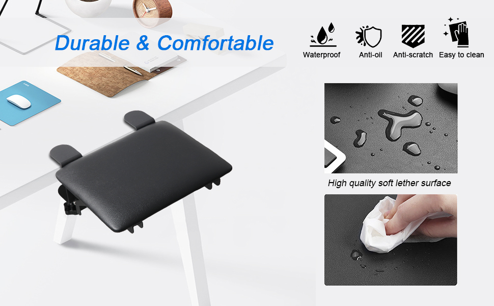 Desk Extender, Eulps Ergonomic Arm Rest for Desk, Foldable Arm Support