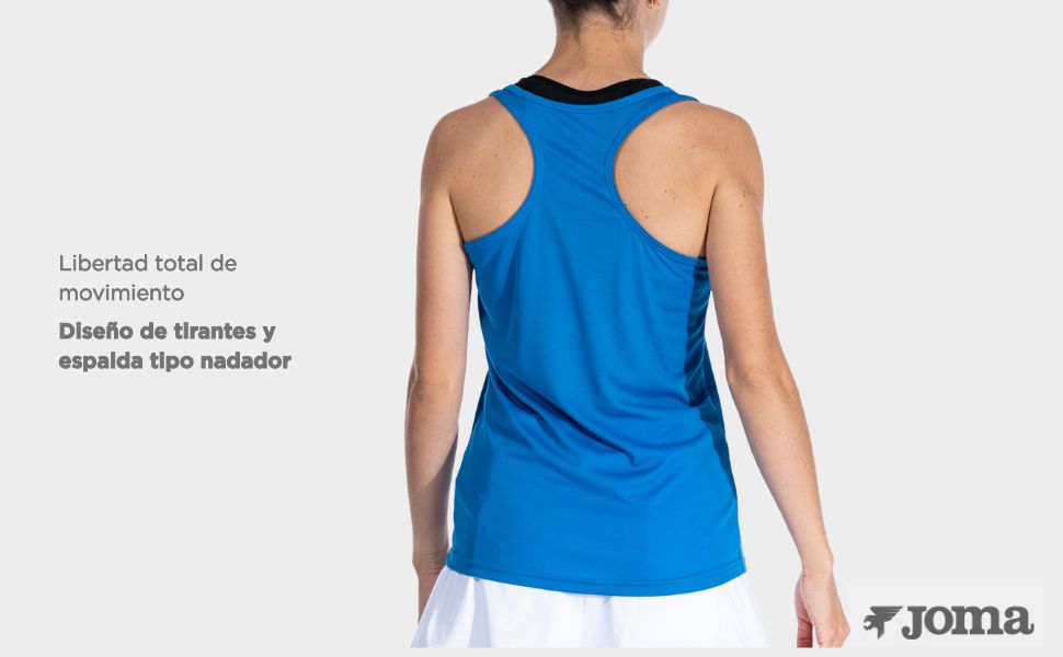 camiseta deporte mujer deportiva roja azul blanca negra