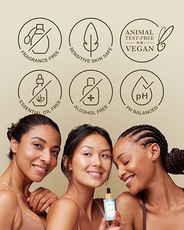 Formulas free from fragrance, essential oils, alcohol. Vegan, pH balanced, sensitive skin safe