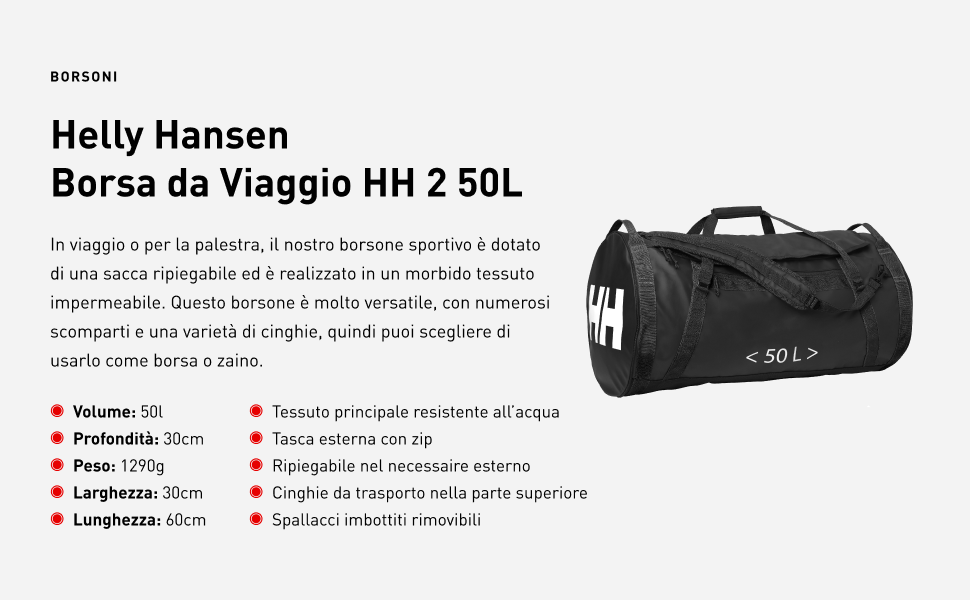IT HH Duffel Bag 2 50L Section Intro