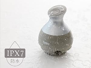 Amazon | breo 電動頭皮ブラシ ヘッドスパ IPX7防水 乾湿両用 お