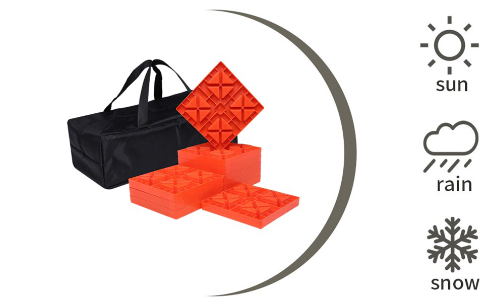 Homeon Wheels Camper Leveling Blocks, Ideal for Leveling Single and Dual Wheels, Heavy Duty Rv