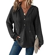 Dokotoo Women's Fashion Sweatshirts and Hoodies Button