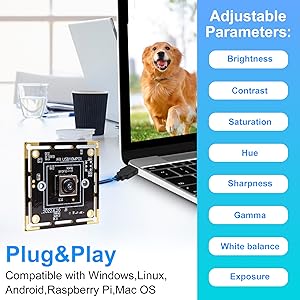 Amazon.co.jp: ELP 1600万画素 Webカメラ オートフォーカス 広角