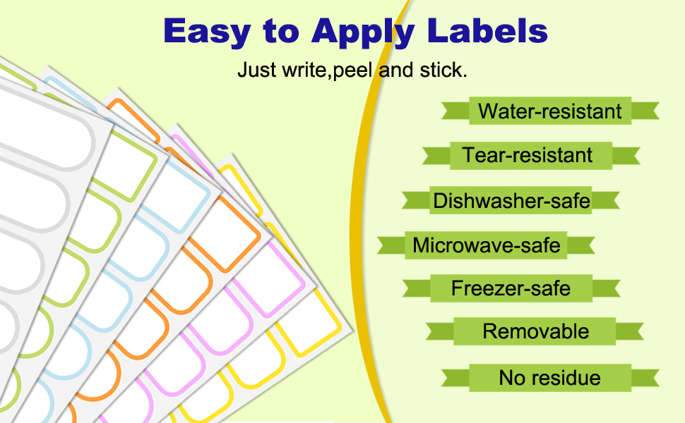 198PCS Baby Bottle Labels for Daycare Waterproof Removable