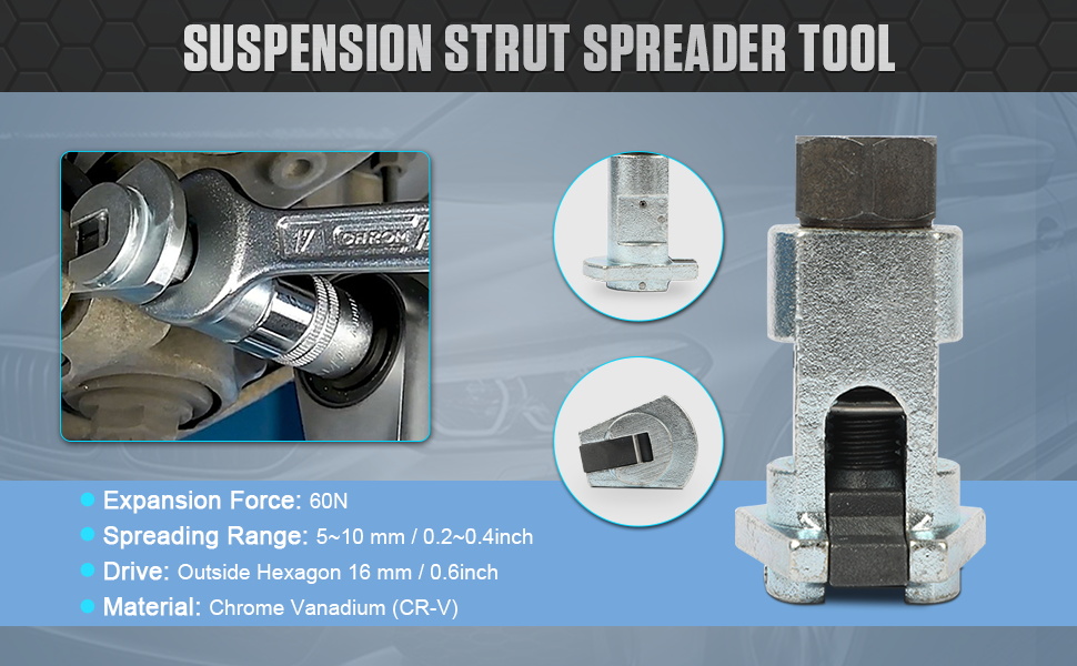 RALBIL 9PCS Strut Nut Socket Shock Absorber Removel Tool
