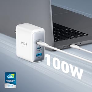 Anker 736 Charger 充電器 100W ライトニングケーブル付 Anker 736 Charger (Nano II 100W)(3ポート急速充電器