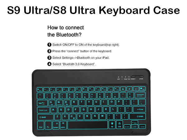 Amazon.com: Samsung Galaxy Tab S10 Ultra Keyboard Case 14.6