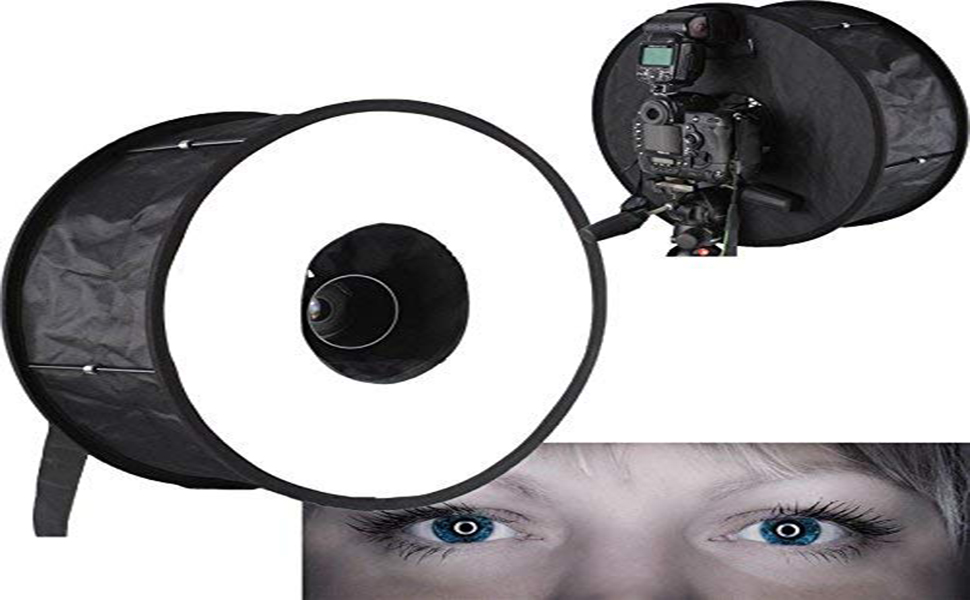 Techzere 45cm/18” Round Universal Collapsible Ring Flash