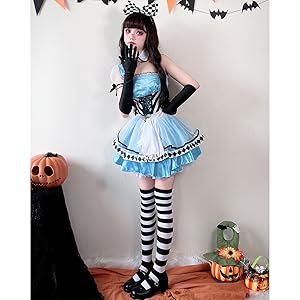 コスプレ 仮装 ダークアリス 衣装 メイド服 学園祭 ロリゴシック Ⅲ コスプレ 仮装 ダークアリス 衣装 メイド服 学園祭 ロリゴシック