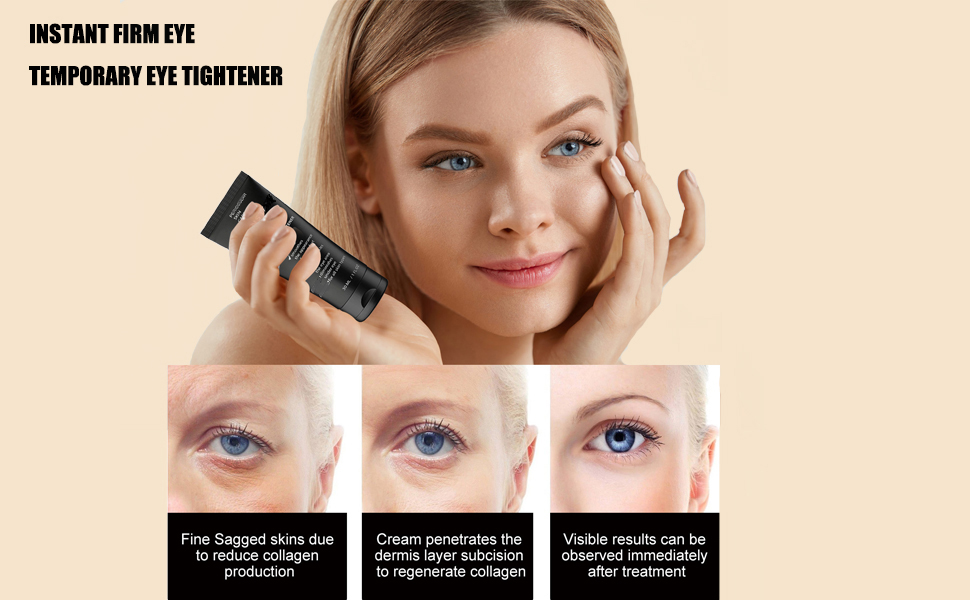 iYanoc 2pcs Instant Firm Eye Cream, Instant Eye Tightener