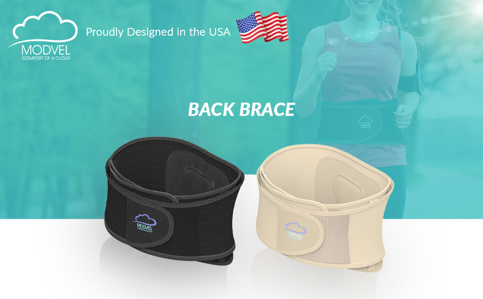 MODVEL Back Brace for Men And Women Lower Back Pain, Back