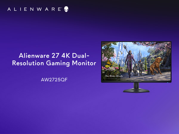 Amazon.com: Alienware 27 4K Dual-Resolution Gaming Monitor