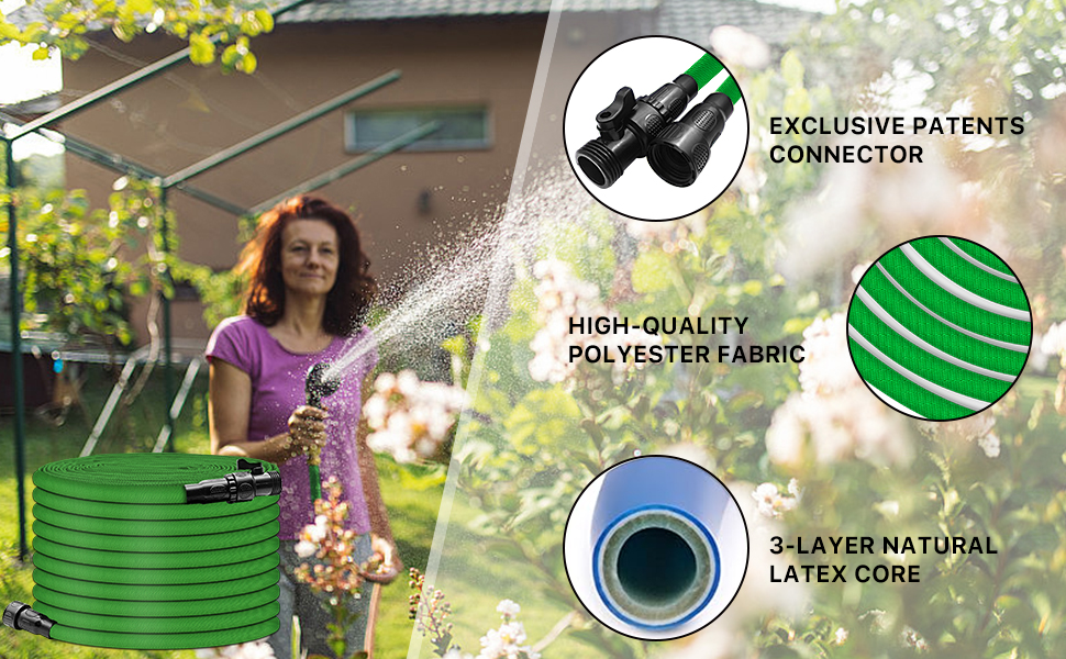Amazon.com : 75ft Garden Hose, Water Hose Outside Irrigation