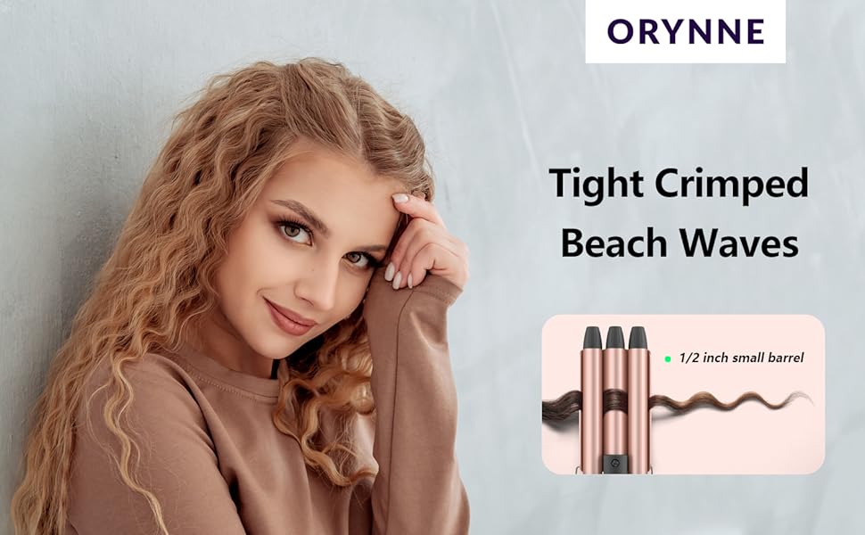 ORYNNE Hair Waver for Women, 1/2 Inch Beach Waver Hair Iron, Waver Hair