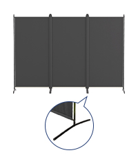 パーテーション 6連タイプ間仕切り 高さ178cm 302cm黒パーテーション Amazon｜HIDODO パーテーション 6連タイプ間仕切り 高さ178cm 幅