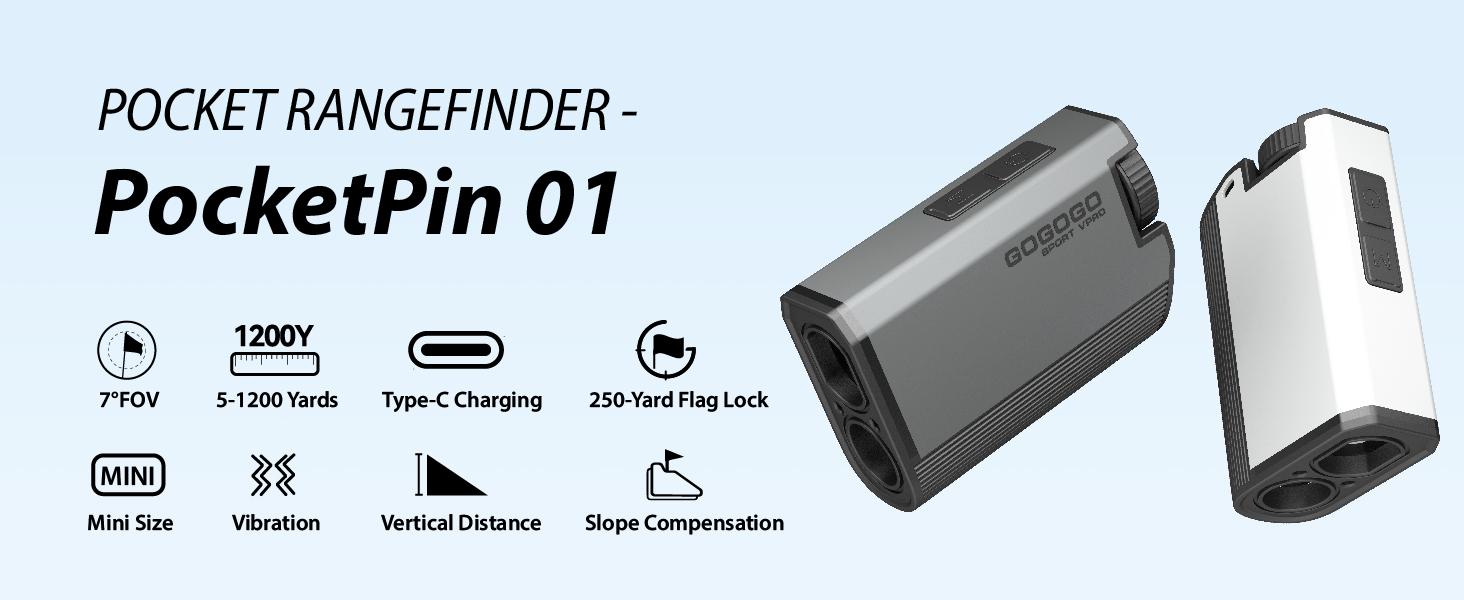 Pocket Rangefinder for Golf - PocketPin 01