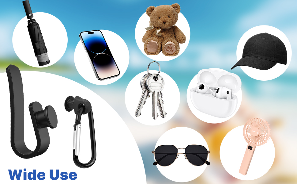 4 PCS Key Holder for Bogg Bag