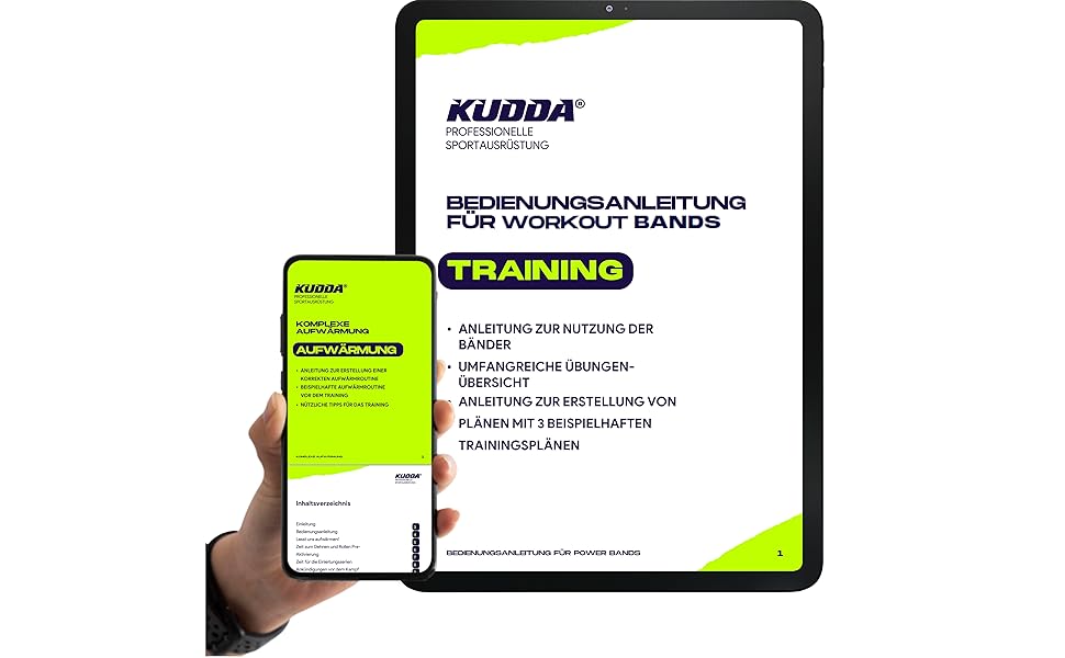 Bedienungsanleitung für KUDDA WORKOUT BANDS Expander.