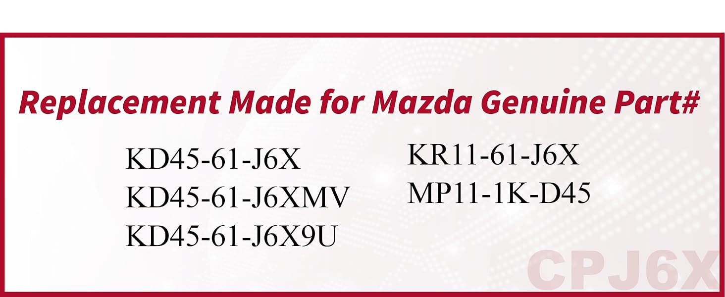COMPATIBLE REPLACEMENT FOR MAZDA