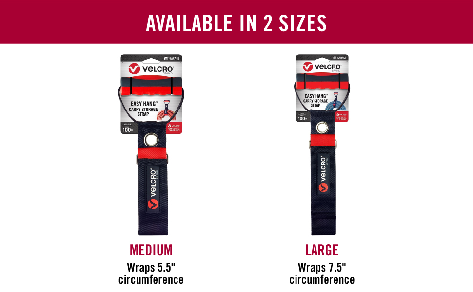 VELCRO Brand Heavy Duty Carrying Strap with Handle Holds