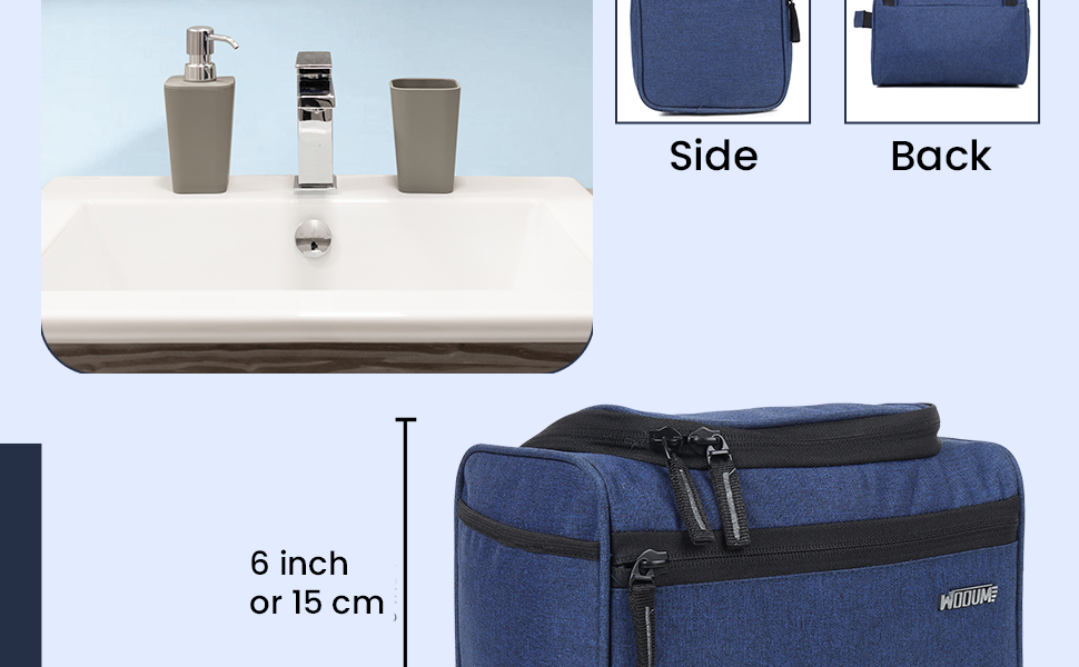 Wooum Big Size Multifunctional 16 Cms Hanging Travel Toiletry Bag Makeup Organizer Bag/Cosmetic Case