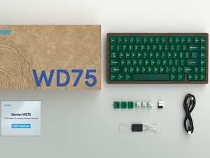 keyboard 75% Wireless Mechanical Custom Keyboard RGB Hot Swappable