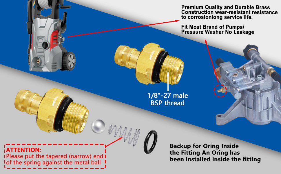 FANOVO Pressure Washer Soap Injector Kit,Chemical Injector