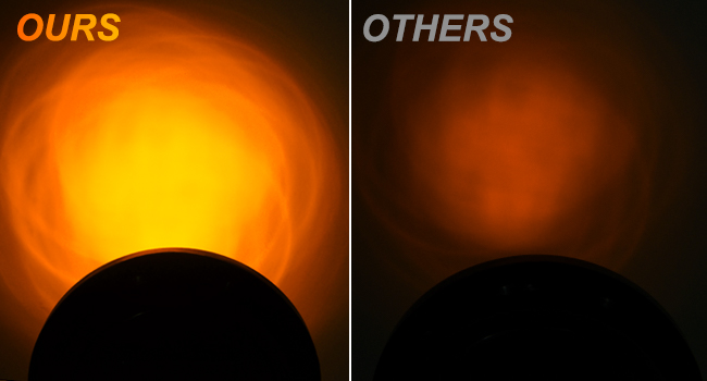 round tail light 4inch 12LED amber trailer truck turn signals light