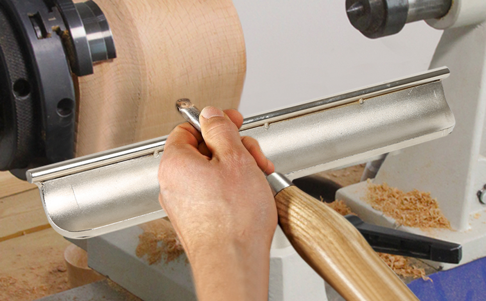 Copgge 12 Inch Wood Lathe Tool Rest 1 Inch Post Stainless Steel Tool