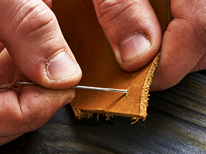 thick leather cowhide leather roll