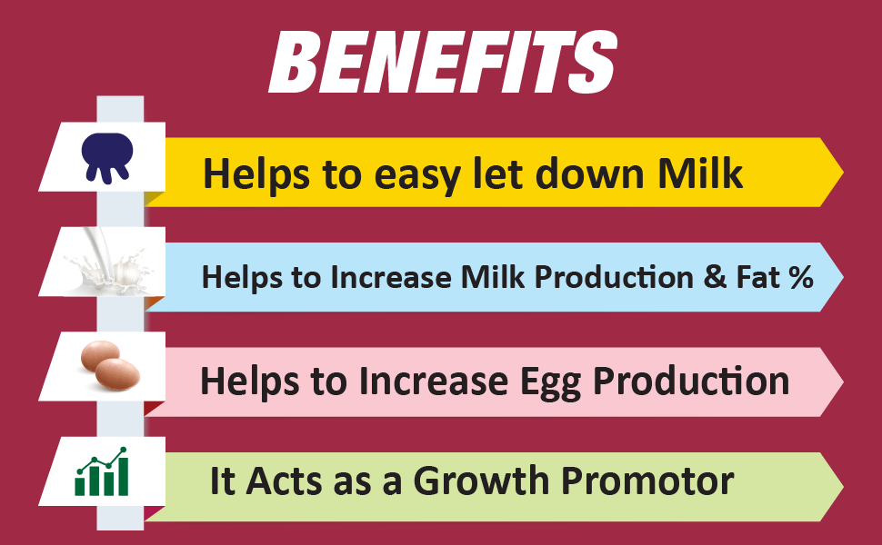 REFIT ANIMAL CARE Cow Milk Booster & Milk Let Down Supplement for