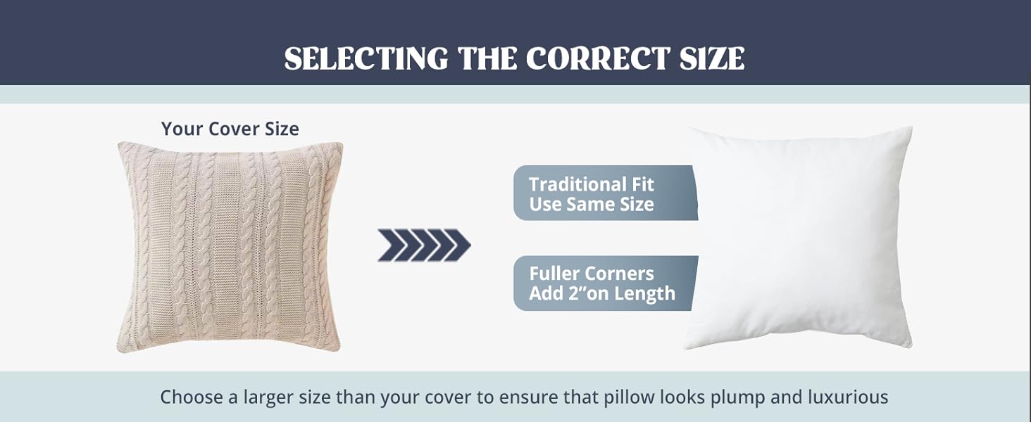 euro pillow inserts