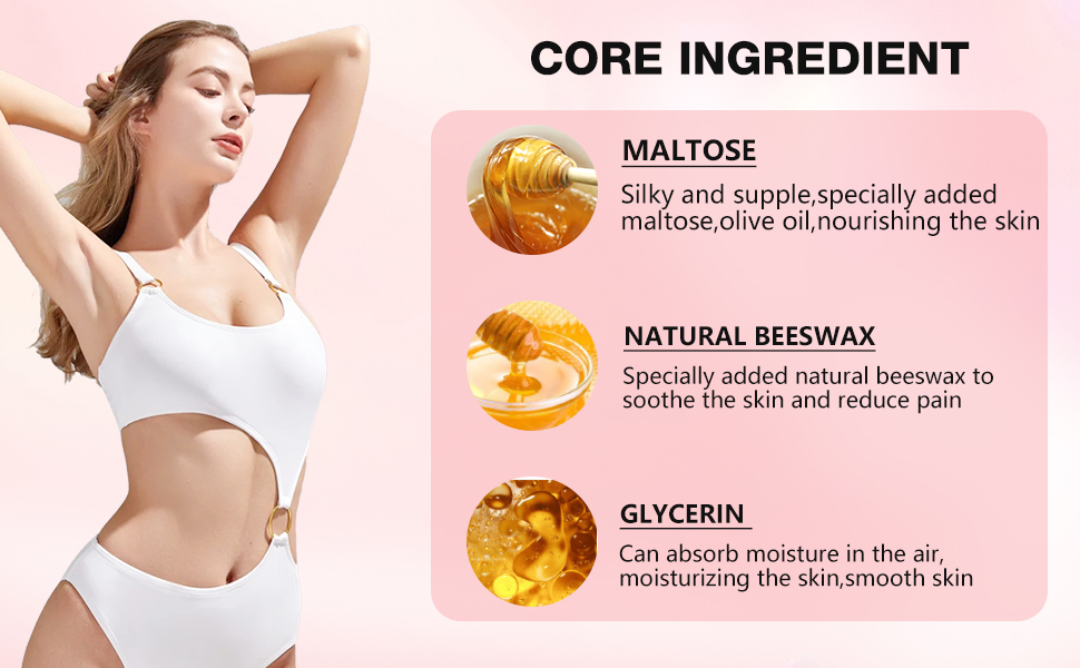Gentle Beeswax Skin care Hair Removal Cream for Women