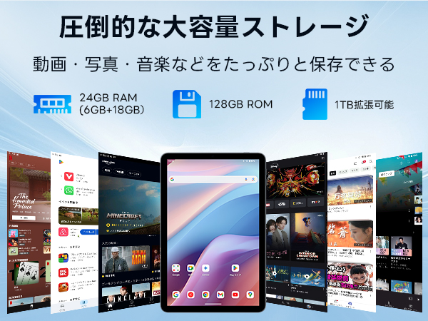 Amazon.co.jp: Android 15 タブレット【 10.1インチ大画面＆AI