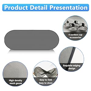 Car Rear Window Sunshade 2
