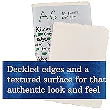 Hermoso papel de algodón hecho a mano para artistas