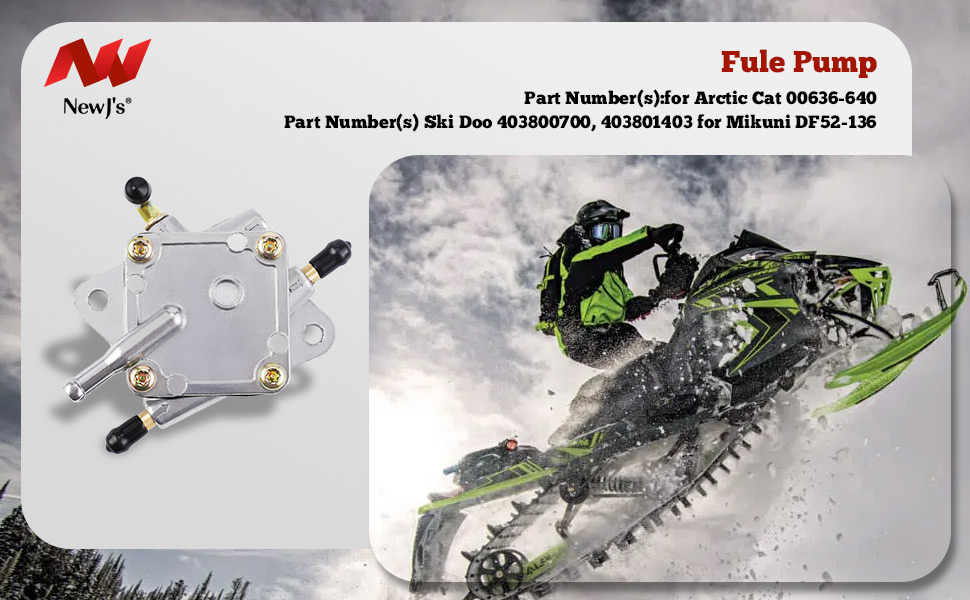 TKF NewJ's Fuel Pump Fit for Ski-Doo 380 440 500 Grand Touring