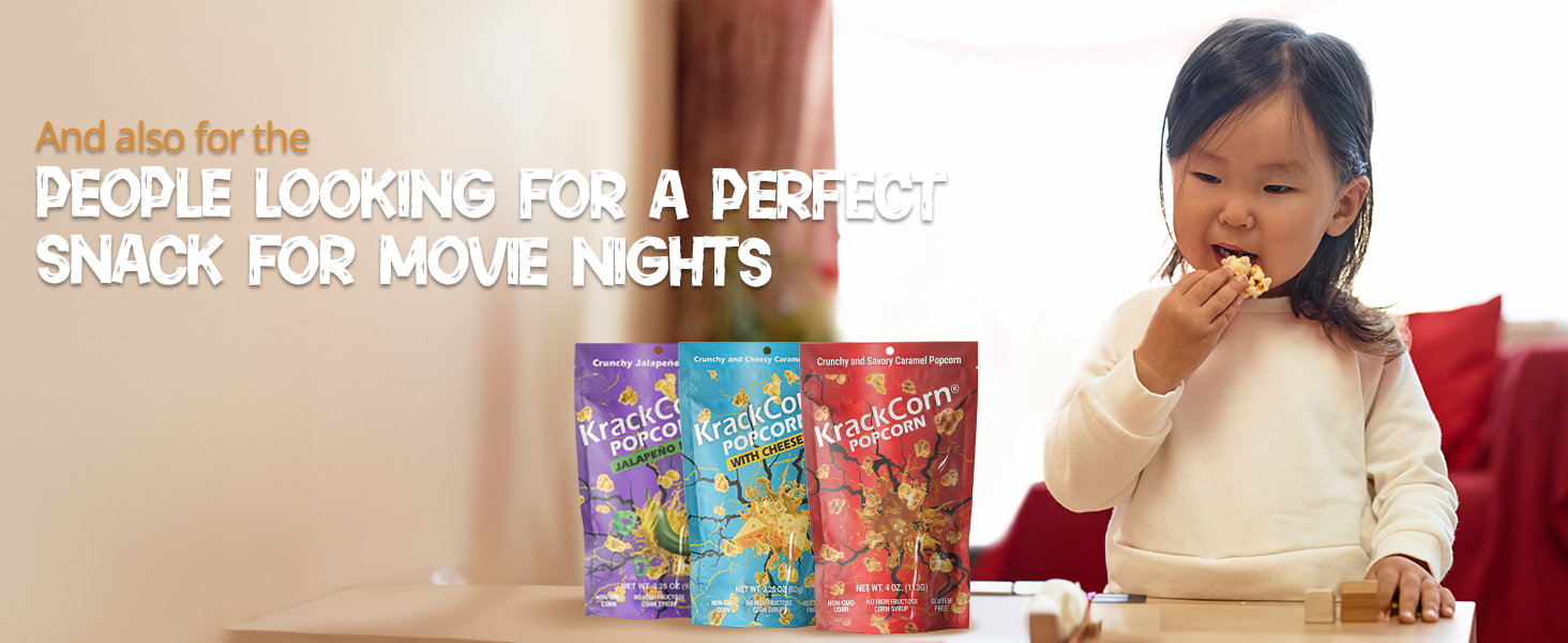 snacks chips popcorn caramel cheese snacks crunchy variety pack gourmet food spicy sweet jalapeno