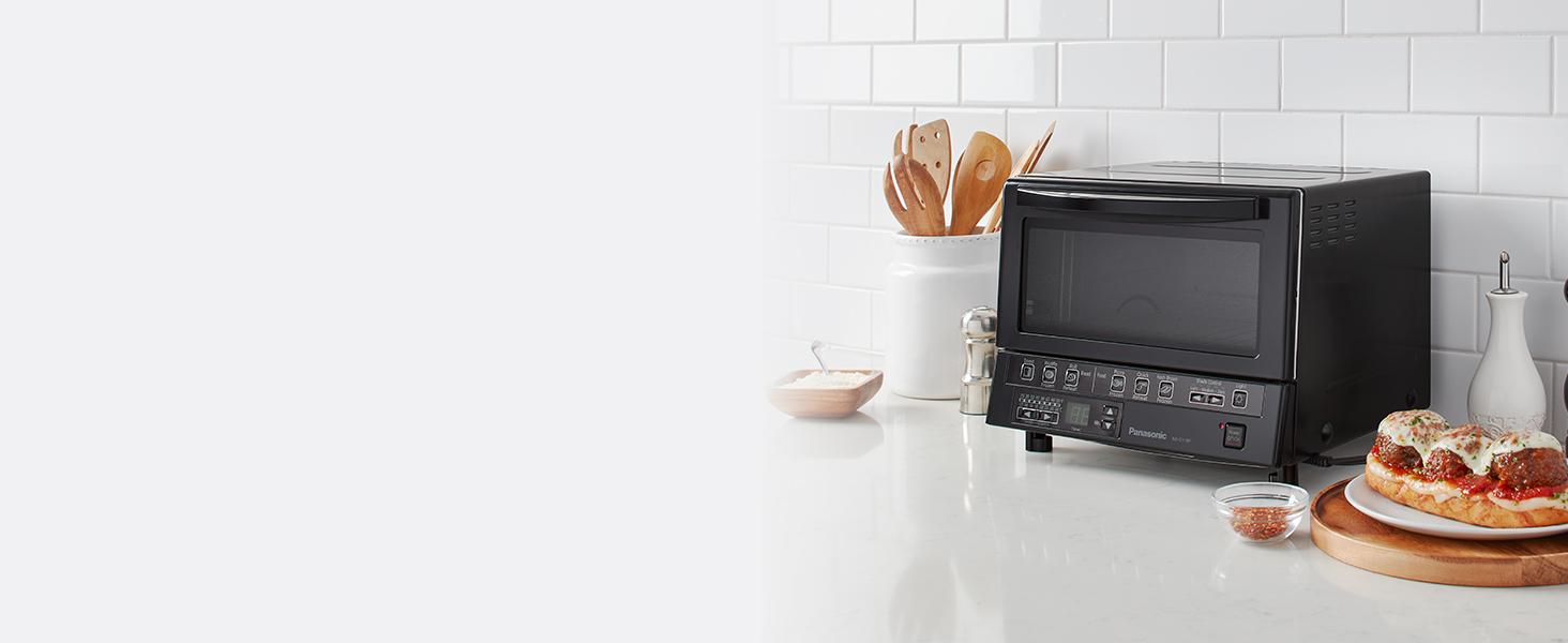 Panasonic NBG110PK Toaster Oven FlashXpress with Double