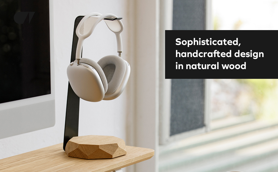 Amazon.com: Oakywood 2-in-1 Wooden Headphone Stand with