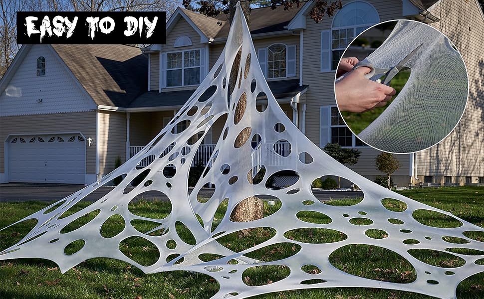spider webbing decoration