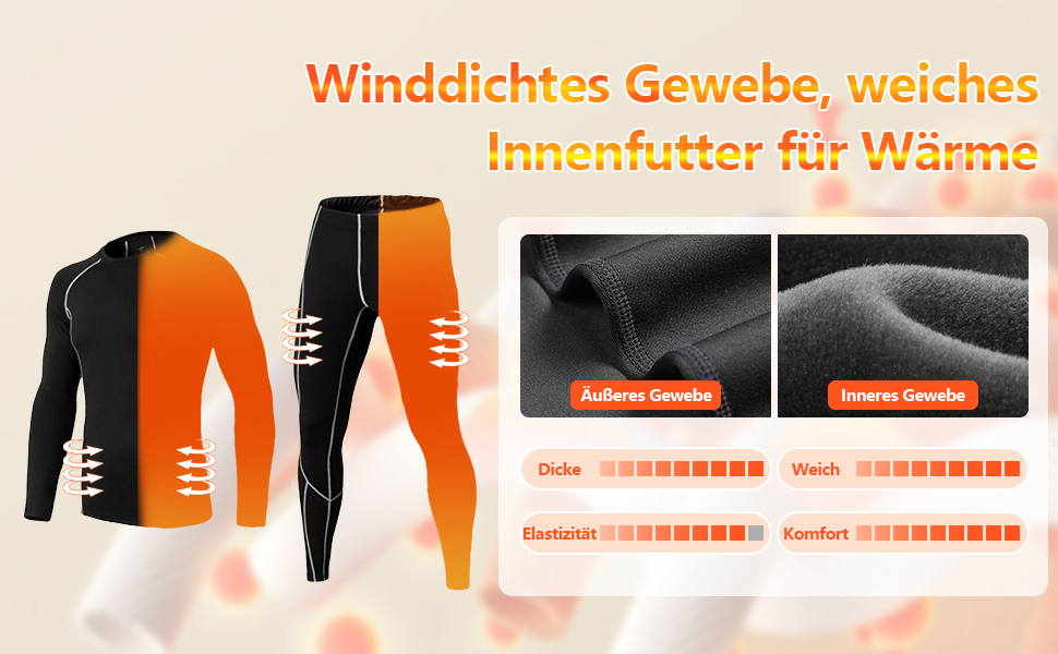 Thermounterwäschesets für Jungen