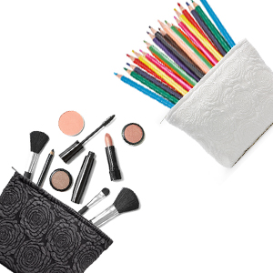 Multi-Purpose:Use this rose makeup bag to easily pack and carry makeup,jewelry,brushes,pencils,