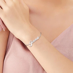 Name Charm Bracelet