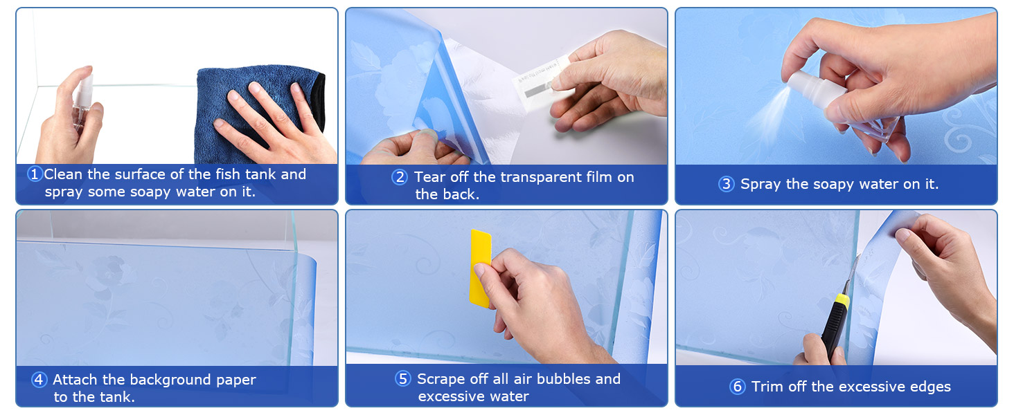 Aquarium Background Paper Decor