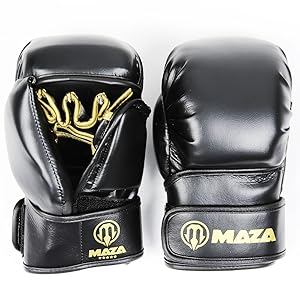 MAZA マザ　ボクシンググローブ　シンガード　セット　黒　ゴールド　14oz Amazon | MAZA [マザ] MMA スーパーハンマー パウンドグローブ
