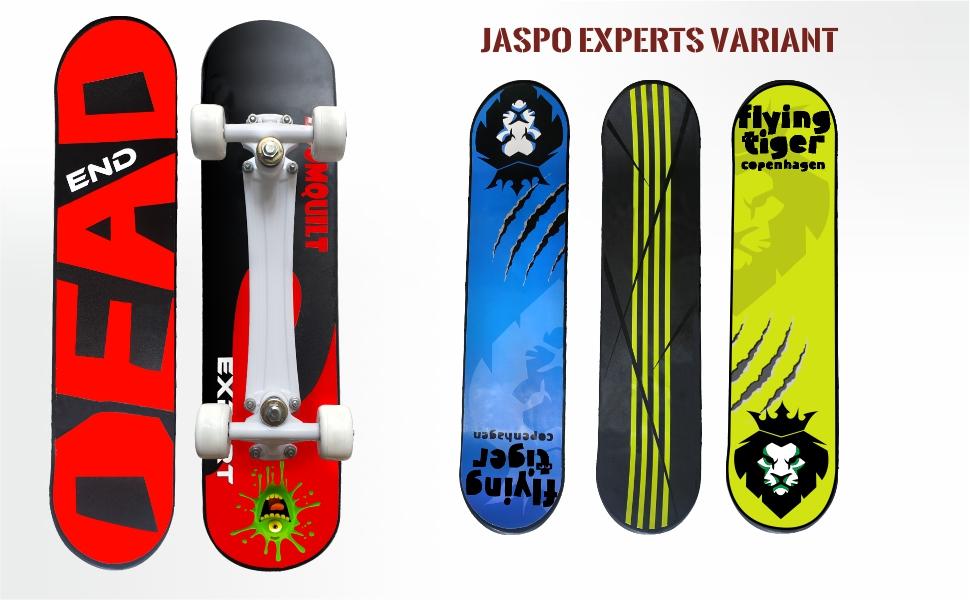 Buy jaspo Experts Intact Combo Anti Skid Skateboard with Helmet, Knee
