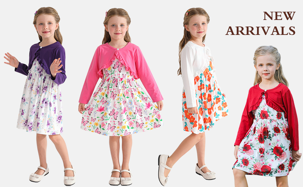girls fall dress set