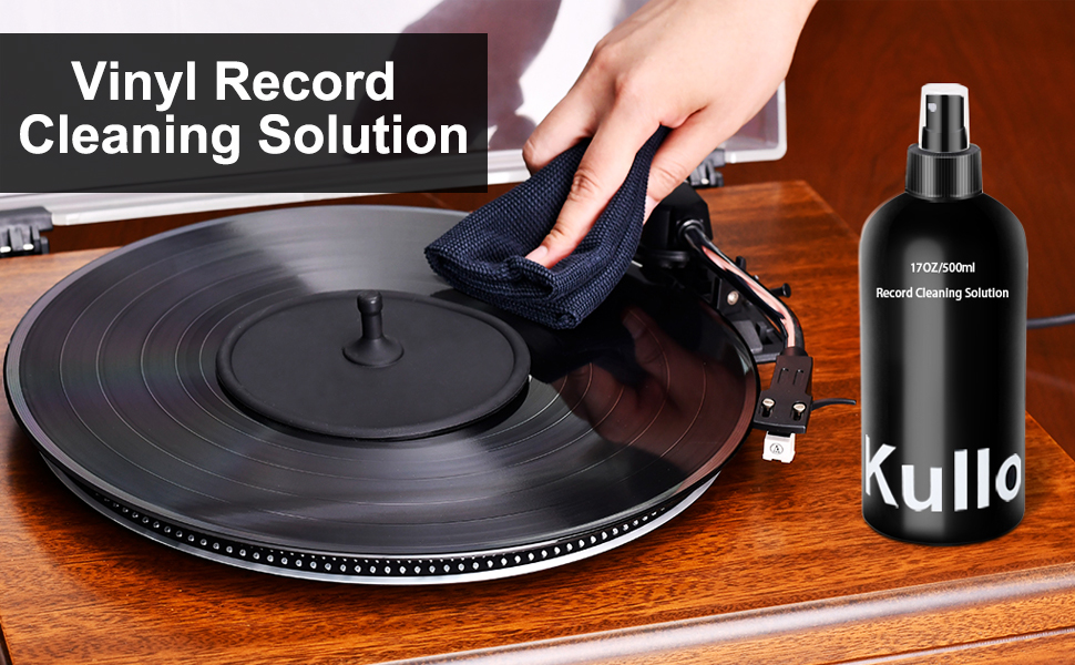 Audio Record Cleaning Solution 17oz/500ml, Antistatic Vinyl Record